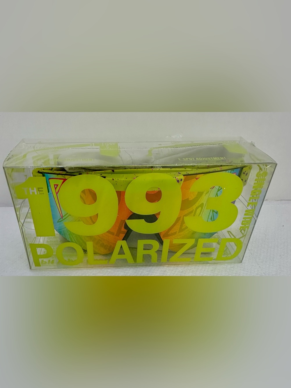 Pit Viper 1993 Polarized Sunglasses - Neon Yellow Frame NEW